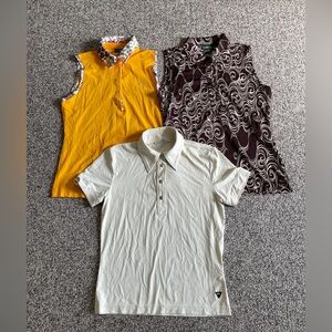 Chervo & Walter Genuin Italian Golf Sunblock Shirt Tops Bundle Set S 44 46